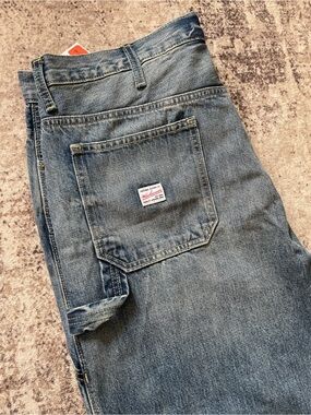 Men’s size 40x30 baggy carpenter jeans blue old navy